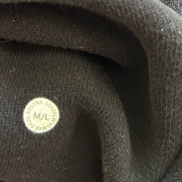 Stylish Lululemon Cropped Hoodie Black Knit Scuba Oversized Half-Zip Hoodie - Picture 5 of 12